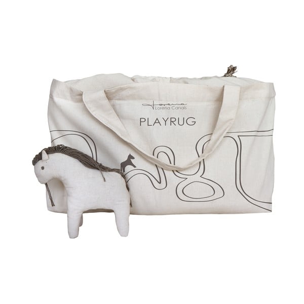 Bézs pamut gyerek játszószőnyeg 120x160 cm Path of Nature – Lorena Canals-image-4