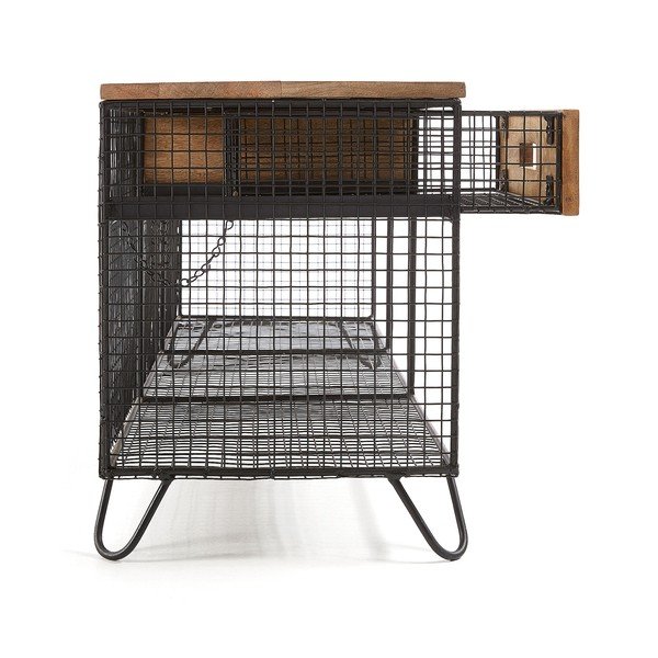 Interni mangófa TV-állvány, 120,5 x 46 cm - Kave Home-image-3
