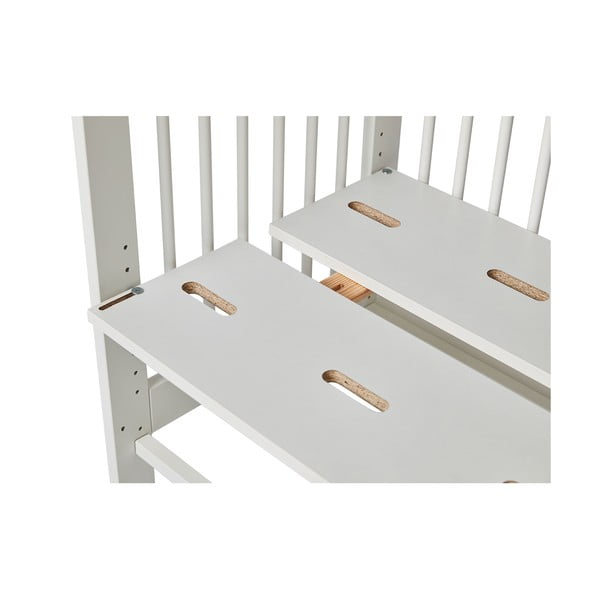 Basic fehér görgős kiságy, 89 x 45 cm - Pinio-image-1