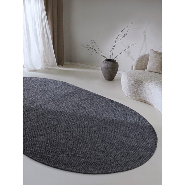 Sötétszürke kézi szövésű gyapjú szőnyeg 160x230 cm Francois – Villeroy&Boch-image-1
