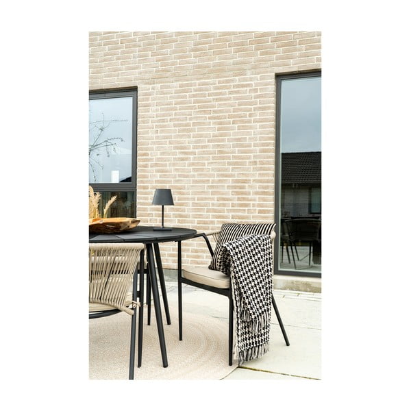 Fekete LED asztali lámpa (magasság 30 cm) Dean – House Nordic-image-3