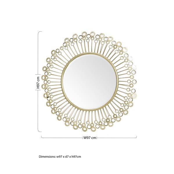 Fali tükör ø 97 cm – Premier Housewares-image-2