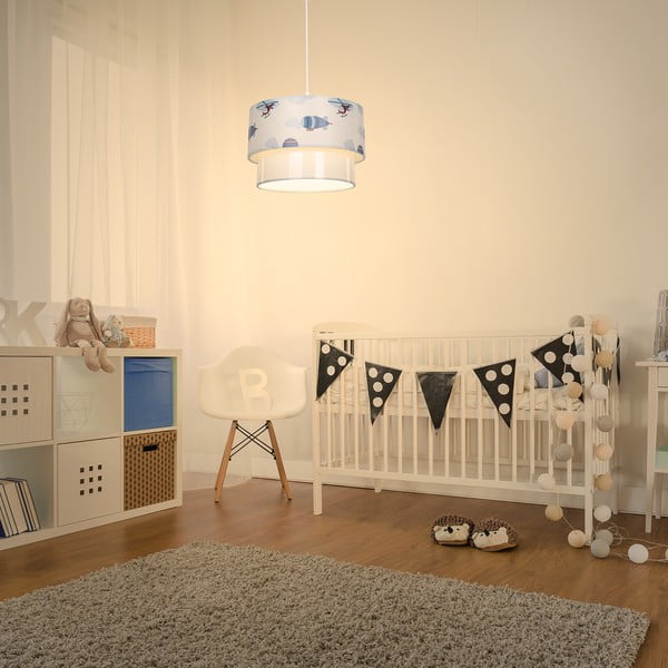 Fehér-kék gyerek lámpa – Squid Lighting-image-1