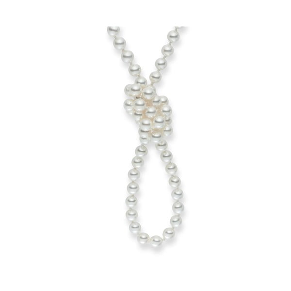 Fehér gyöngy nyaklánc, 90 cm - Pearls of London