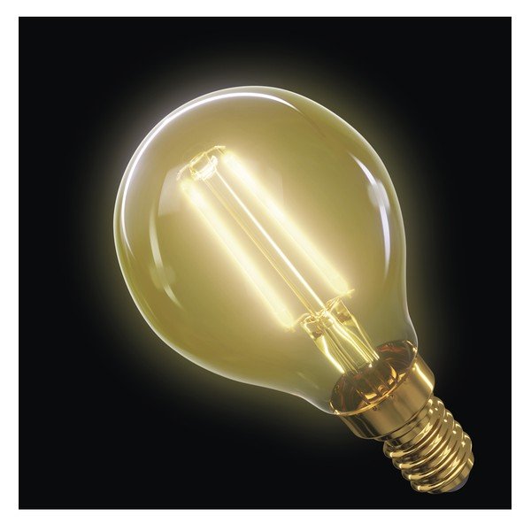 Vintage Mini Globe Warm White LED izzó, 2W E14 - EMOS-image-1