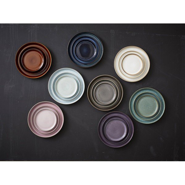 Fekete-borostyán színű desszertes kőedény tányér ø 17 cm Gastro Black/Amber – Bitz-image-1