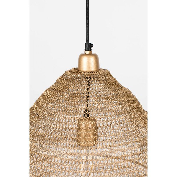 Lena aranyszínű függőlámpa, ø 48 cm - White Label-image-3