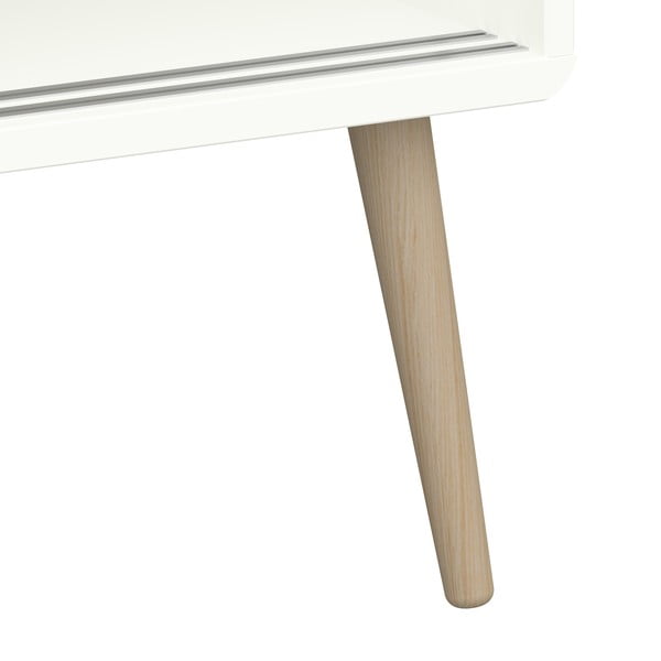 Fehér ruhásszekrény tolóajtóval 113x189,9 cm Softline - Tvilum-image-2