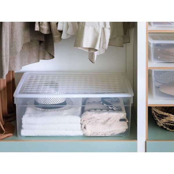 Fedeles műanyag tárolódoboz 60x39x23 cm – Curver-image-1