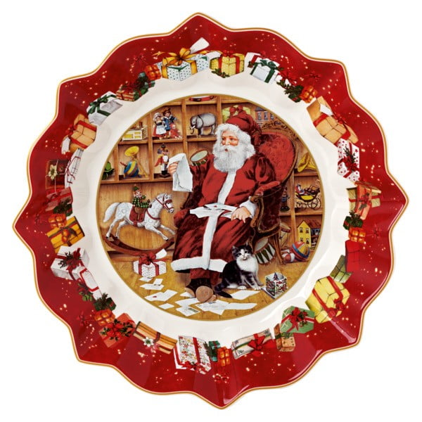 Porcelán tál karácsonyi motívummal, ø 25 cm - Villeroy & Boch