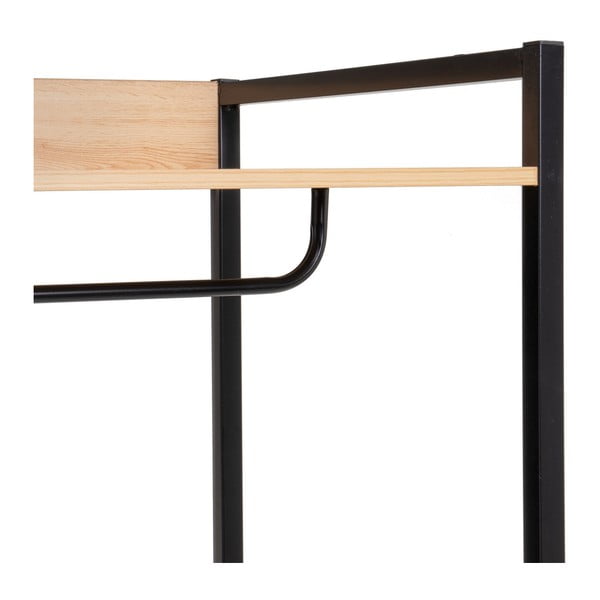 Natúr színű nyitott ruhásszekrény 60x190x48 cm Armarios – Casa Selección-image-3