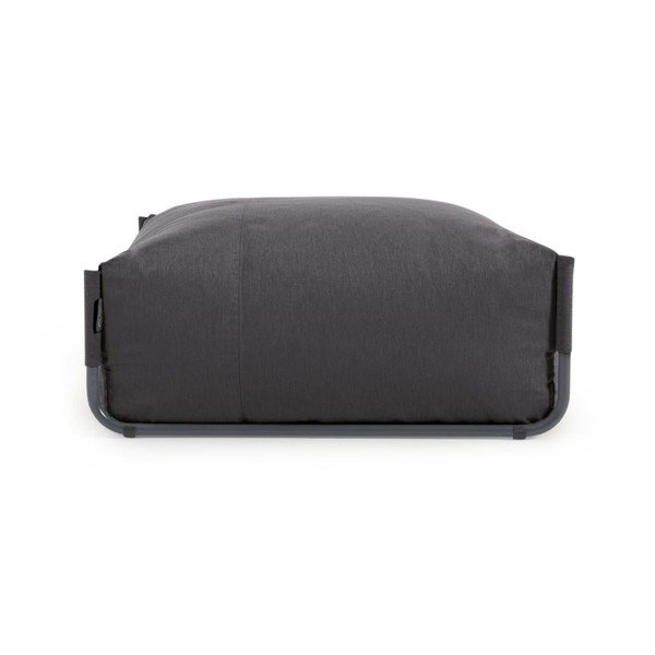 Sötétszürke kerti puff Square – Kave Home-image-3