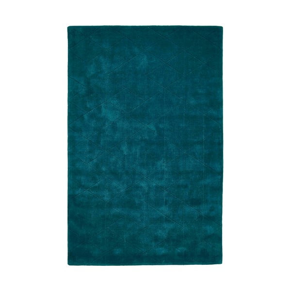 Kasbah smaragdzöld gyapjú szőnyeg, 150 x 230 cm - Think Rugs