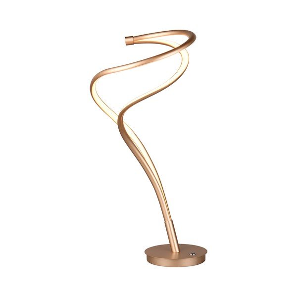 Aranyszínű LED asztali lámpa fém búrával (magasság 56 cm) Nala – Trio Select-image-3