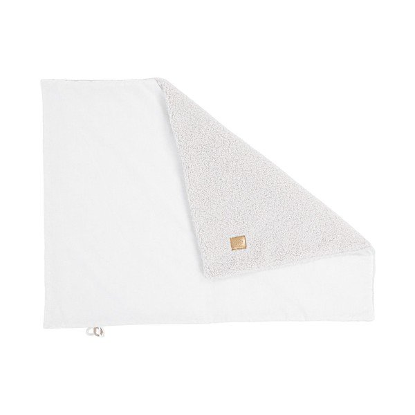 Fehér sherpa gyerek takaró 100x77 cm – Meowbaby-image-1