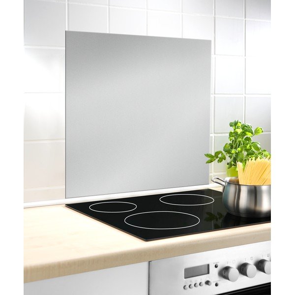 Ezüstszínű edzett üveg falvédő tűzhelyhez 60x70 cm – Wenko-image-3