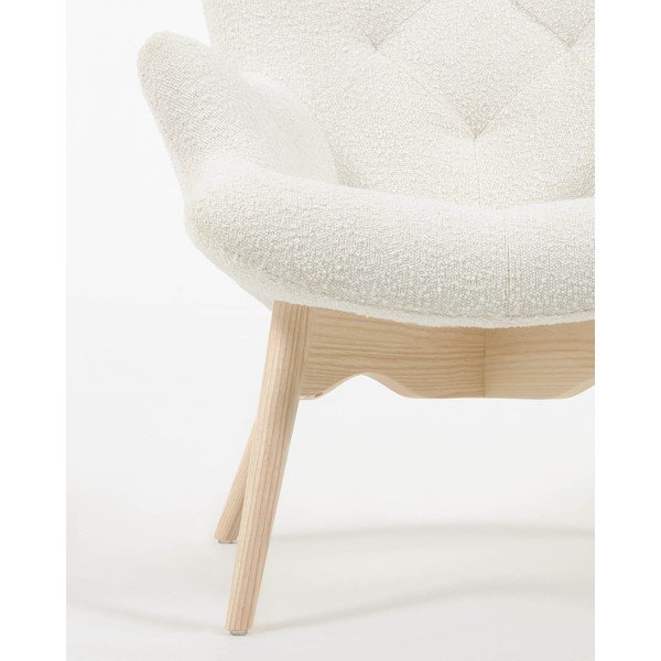 Fehér fotel Kody - Kave Home-image-1