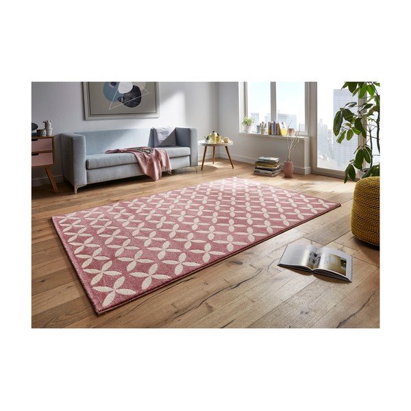Tiffany rózsaszín szőnyeg, 120 x 170 cm - Mint Rugs-image-3