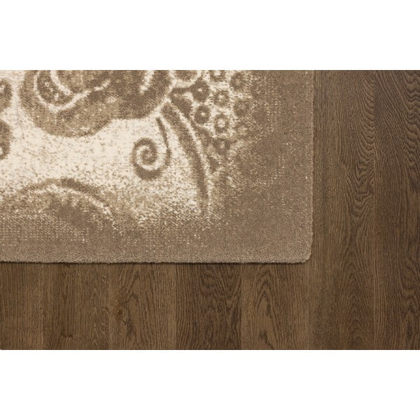 Bézs gyapjú szőnyeg 200x300 cm Damask – Agnella-image-3