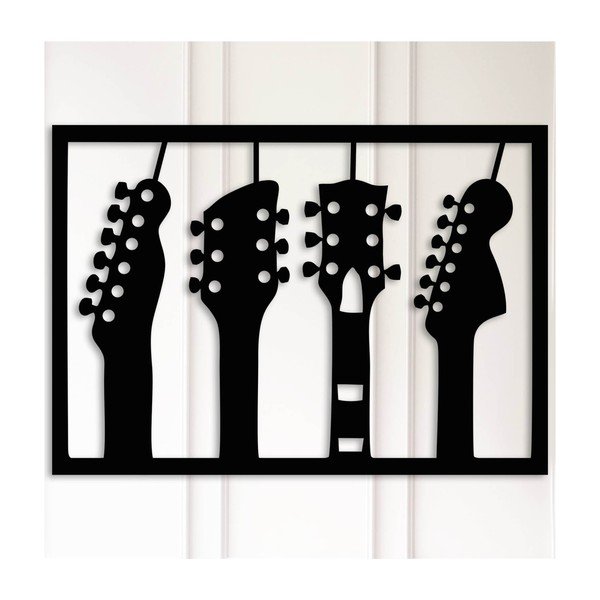 Guitars fém fali dekoráció