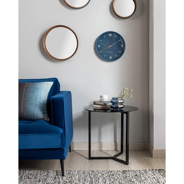 Marae fekete tárolóasztal, ⌀ 50 cm - Kave Home-image-3