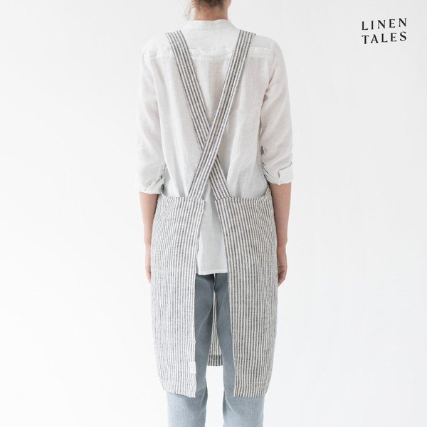 Len kötény Crossback – Linen Tales-image-2
