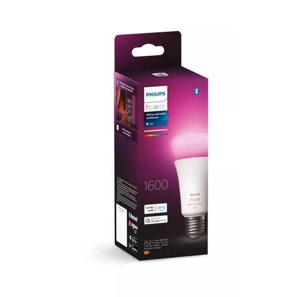 LED okos izzó E27, 15 W White and color ambiance – Philips Hue-image-1