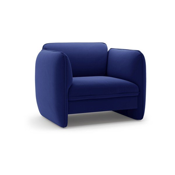 Kék bársony fotel Georgia – Micadoni 