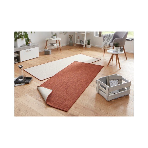 Miami téglavörös kültéri szőnyeg, 80 x 350 cm - NORTHRUGS-image-2