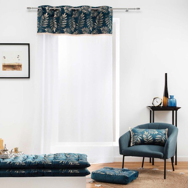 Sötétkék ülőzsák Adelor – douceur d'intérieur-image-1