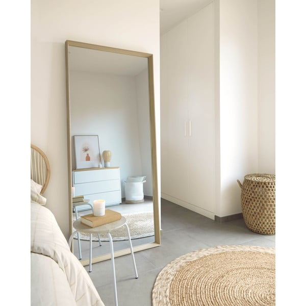 Fali tükör 80x180 cm Nerina Natural – Kave Home-image-2