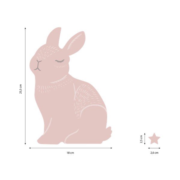 Matrica lap 30x42 cm Vintage Rabbit – Lilipinso-image-2