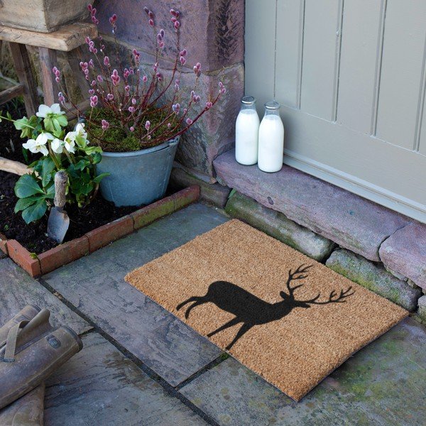 Kókuszrost lábtörlő 40x60 cm Stag – Artsy Doormats-image-3