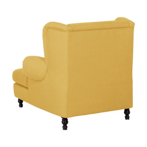 Mareille Yellow sárga színű füles fotel - Max Winzer-image-1