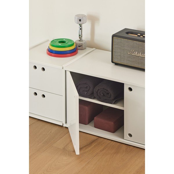Krémszínű TV-állvány 157x42x40 cm Wally – Teulat-image-4