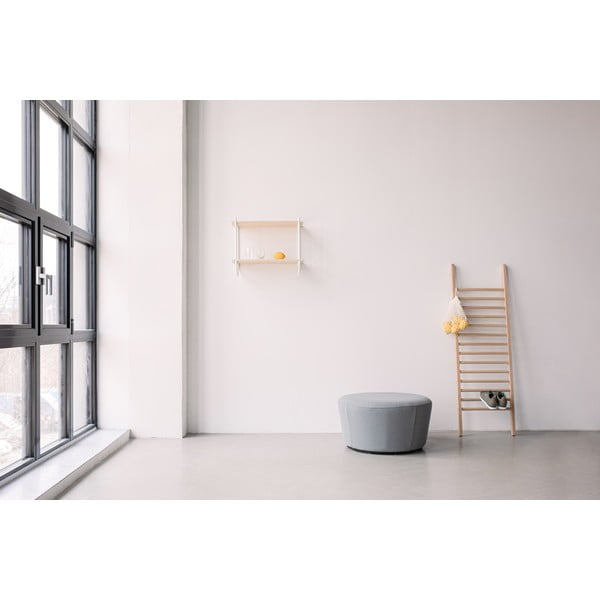 Naïve konyakbarna bőr puff, ø 72 cm - EMKO-image-4