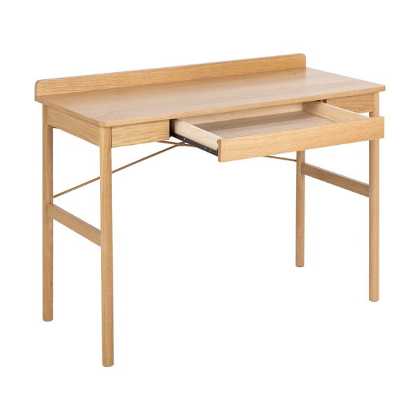 Íróasztal tölgyfa dekorral 50x110 cm Paul – Actona-image-3