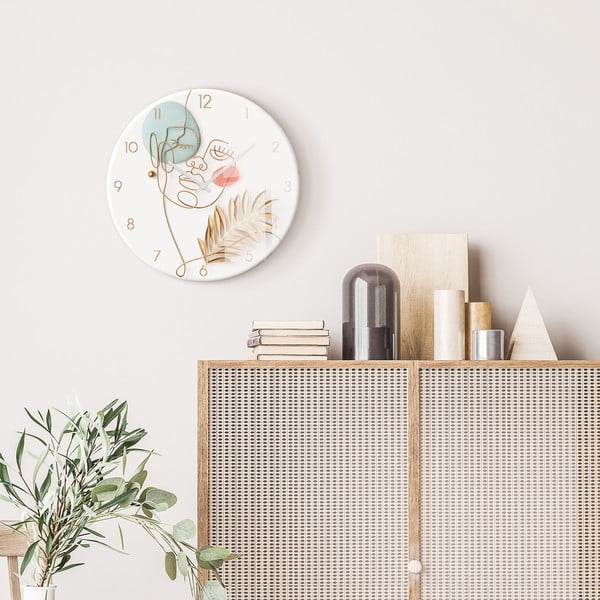 Üveg falióra ø 30 cm Feminine line - Styler-image-1