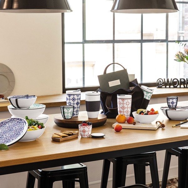 Like To Go zöld-fehér porcelán utazóbögre, 350 ml - Villeroy & Boch-image-4