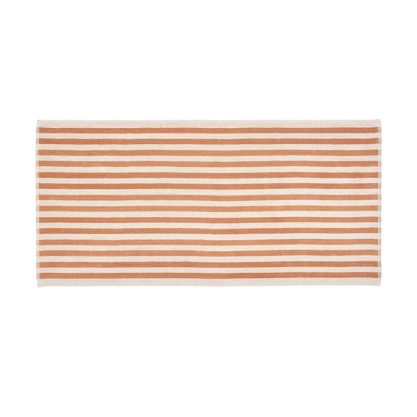 Narancssárga-bézs frottír bio pamut fürdőlepedő 70x140 cm Arto – Blomus-image-2