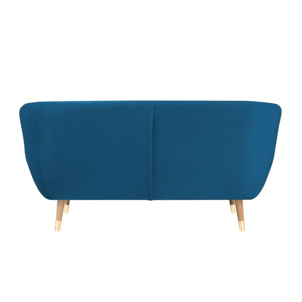 Benito kék bársony kanapé, 158 cm - Mazzini Sofas-image-4