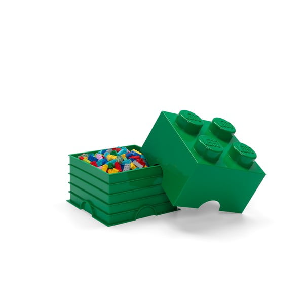 Zöld négyszögletes tárolódoboz - LEGO®-image-1