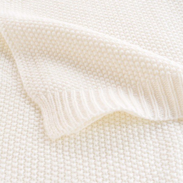 Kötött takaró 125x150 cm Tricotine – douceur d'intérieur-image-2