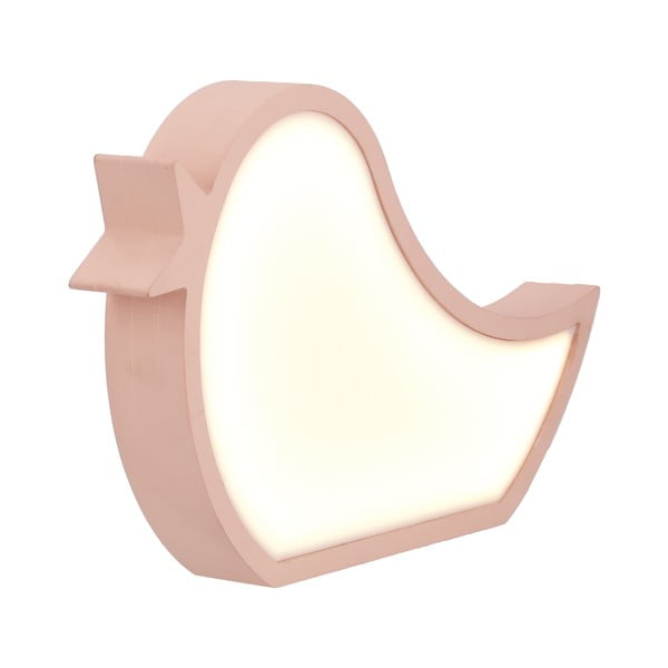 Rózsaszín gyerek éjjelilámpa Bird – Candellux Lighting-image-1