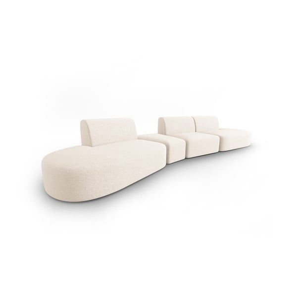 Bézs kanapé 412 cm Shane – Micadoni Home-image-2