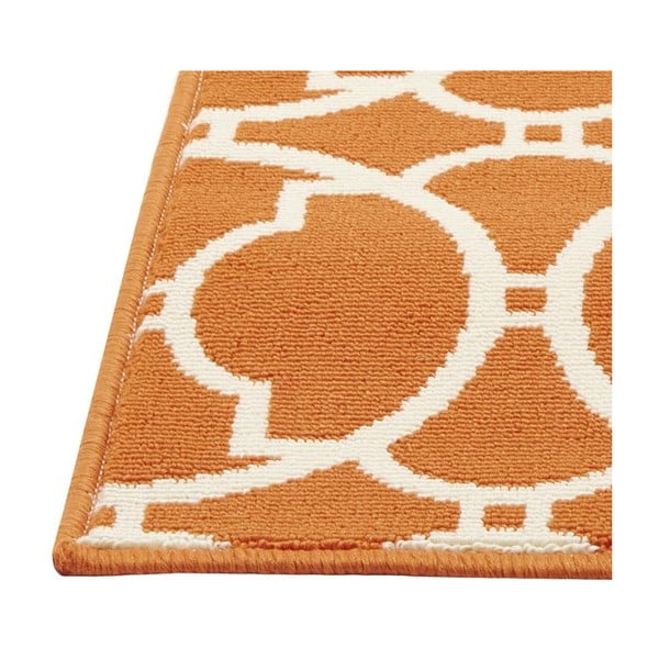 Interlaced narancssárga kültéri szőnyeg, 133 x 190 cm - Floorita-image-4