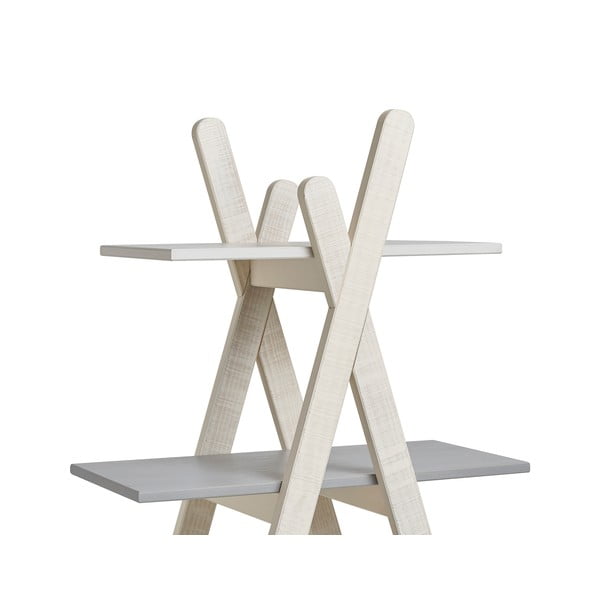 Sia szürke-fehér könyvespolc - Marckeric-image-2