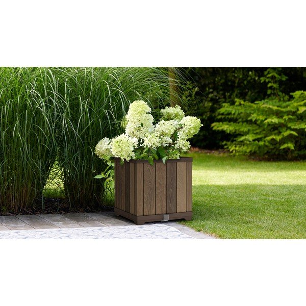 Műanyag önöntözős virágcserép Deco Square – Keter-image-4