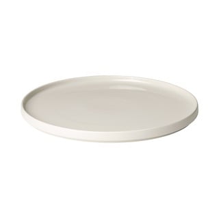 Pilar fehér kerámia szervírozó tányér - Blomus