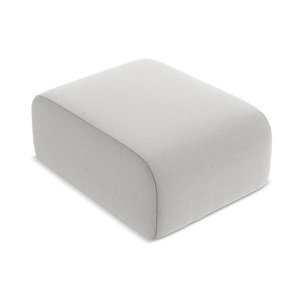 Világosszürke bársony lábtartó Lani – Makamii-image-1